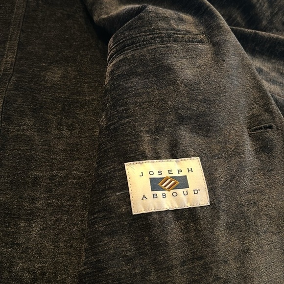 Men’s Crushed Black Velveteen Sports Jacket Size Large - Picture 8 of 10